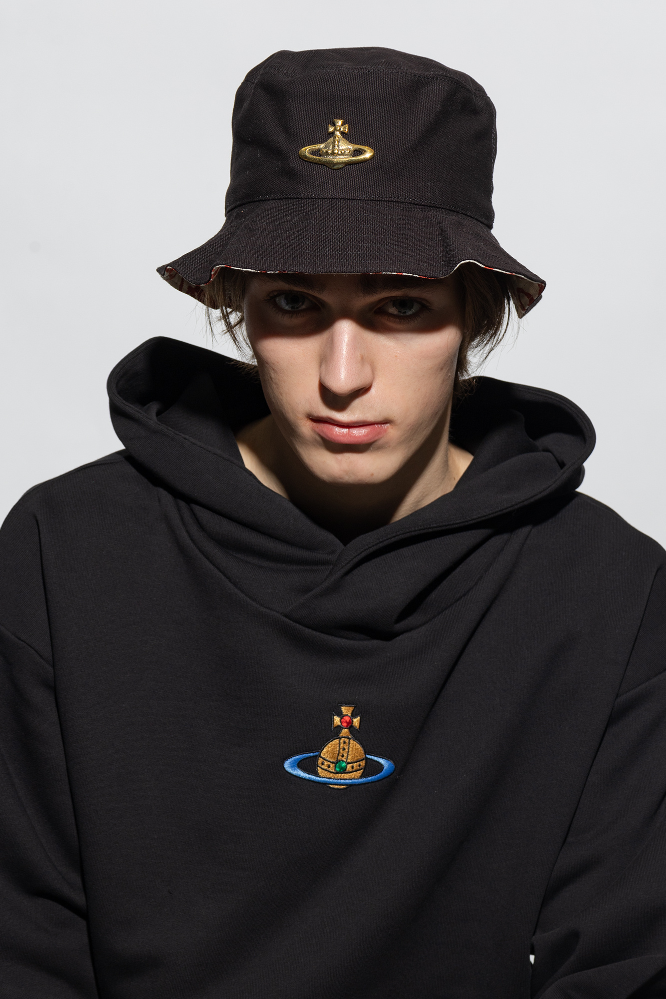 Black Bucket hat with logo Vivienne Westwood - Vitkac Canada